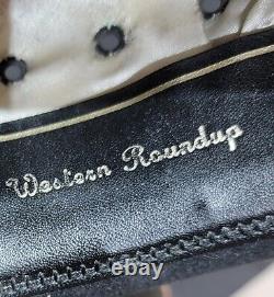 Vtg Beaver Brand Hats Since 1860 Fur Felt 4x Western Roundup Cowboy Sz 7 5/8