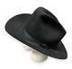 Vtg Beaver Hat Co 10x Black Cowboy Hat Imported Fur Beaver Western Giddings Tx