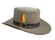 Vtg John B Stetson 3 Xbeaver Xxx Western Cowboy Hat Withband Feather Sz 7 Brown