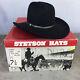 Vtg John B Stetson 4x Beaver D Palo Duro Cowboy Hat F2063 4-inch Brim Sz 7 1/8