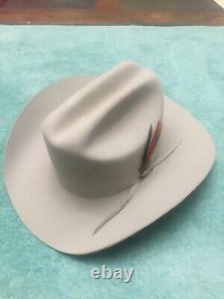 Vtg John B. Stetson Company, 4X Beaver, Made in USA, XXXX Beige Cowboy Hat 6 3/4