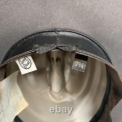 Vtg Resistol Self Conforming 4X Beaver George Strait Cowboy Hat Size 7 1/4 Gray