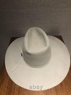 Vtg Resistol Silverbelly Long Oval Cowboy Hat 6 3/4 Beaver 4X Texas USA Western