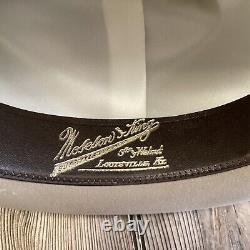 Vtg STETSON 3x BEAVER 7 1/8 Cowboy Western Hat 50s Fedora Louisville KY USA RARE