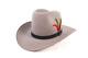 Vtg Stetson 4x Xxxx Beaver Cowboy Hat Gray Mens Size 6 7/8 With Box Usa