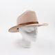 Vtg Stetson 6x 100% Pure Fur Felt Open Road Silverbelly Cowboy Hat Size 6 7/8