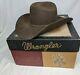 Wrangler Sheepskin Beaver 4x Cowboy Hat Size 7 1/4